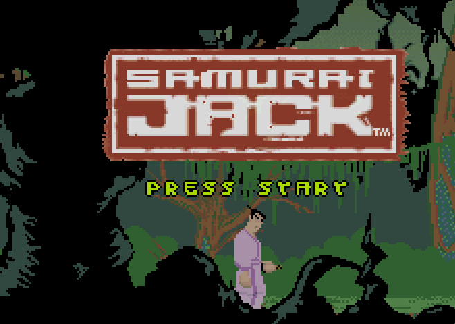 Samurai Jack The Amulet of Time Title Screen
